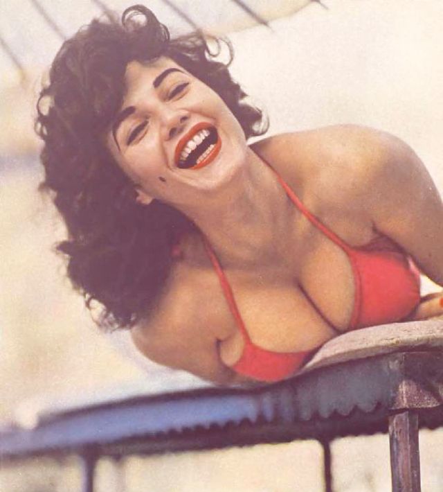 Спокуслива красуня з обкладинки Playboy 1950-х років 46
